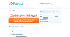 Desktop Screenshot of otazky.porad.cz