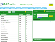 Tablet Screenshot of golf.porad.cz
